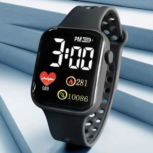 Digital Watch For Sports Waterproof Watches, Girls Fashionable Women Clock Wristwatch