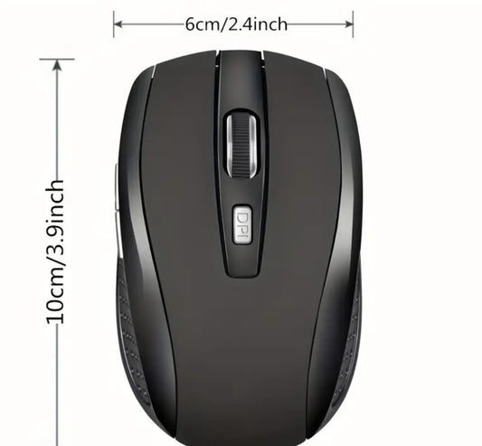 Wireless Mouse 2.4G Optical Wireless Mouse Office Game Computer Mouse (without Battery)