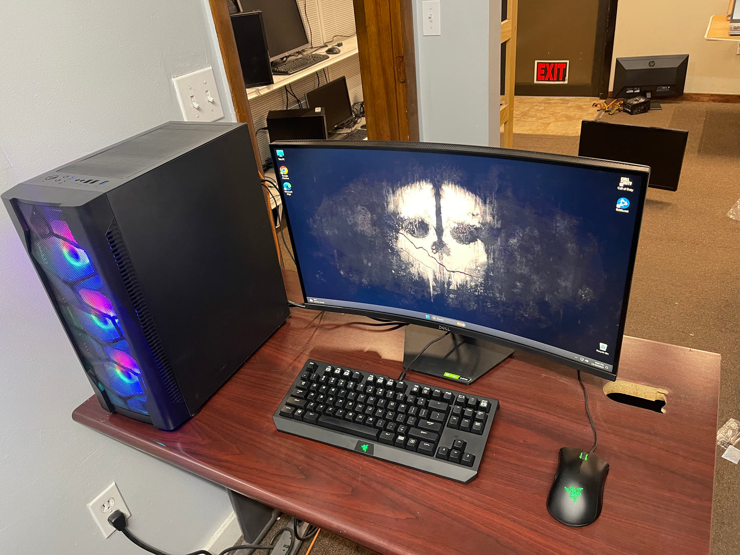 Brand new Gaming desktop Comes with gaming monitor keyboard and mouse